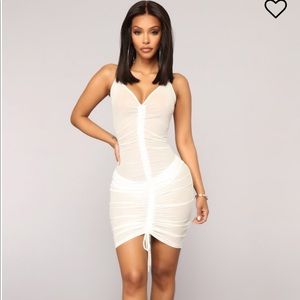 NWT Fashion nova white dress